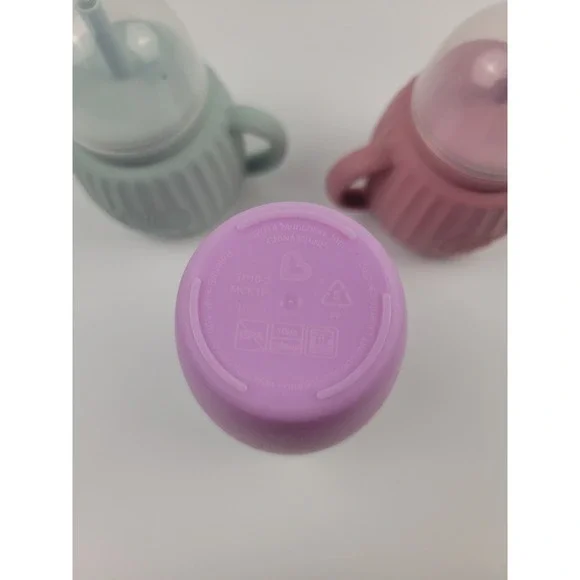 Munchkin Miracle 360 Sippy Cups 2 Pack Pink Green Lavender 360 Degree Toddler - Picture 4 of 9
